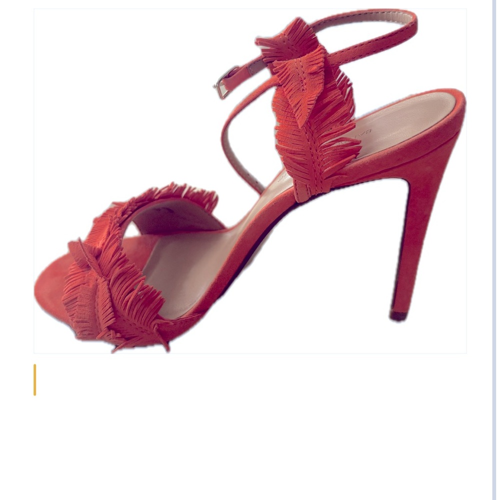 Banana Republic - Bryn Feather Fringed Heeled Sandals